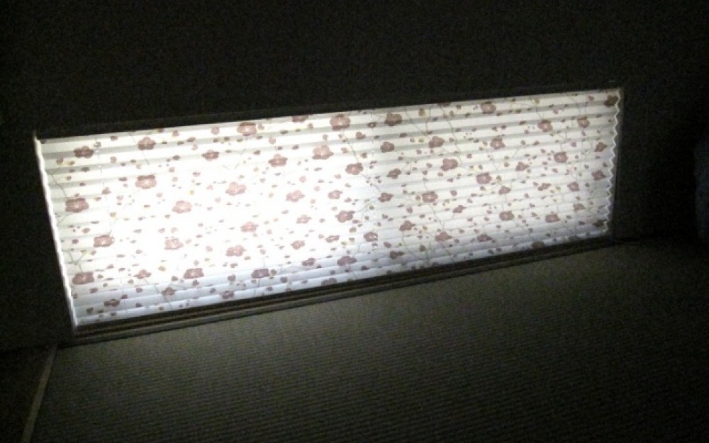 柄入りのプリーツスクリーンコーディネート