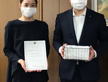 リネン麻マスク寄付のお知らせ